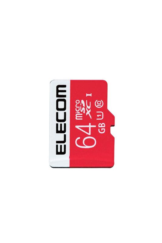 エレコム microSDXCカード 64GB UHS-I U1 Class10 NINTENDO SWITCH検証済 GM-MFMS064G