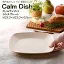 10日限定POINT2倍！【名入れ可、ロゴ入れ可】 Calm Dish カームディッシュ　角プレート 食器 ランチプレート 皿 プラスチック 電子レンジ可 食洗機可 TAKENAKA　竹中