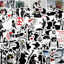バンクシー ステッカー 67枚セット Banksy 防水 シール 人気 おしゃれ かっこいい DIYステッカー 手帳シール 手作り 日記 かわいい DIY 素材...