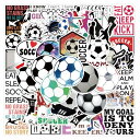 For サッカー ステッカー 50枚セット かわいい for サッカー ステッカー 防水デカール かわいい ファッション 漫画 DIY ステッカー 日記 スーツケース スノーボード スーツケース ギター 車 水筒 自転車 スケートボード オートバイ ヘルメット PC 携帯電話 ノート ステッカ