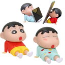 クレヨンしんちゃん フィギュア 携帯電話ホルダー クレヨンしんちゃん スマホスタンド 車の装飾品 家の装飾 フィギュア モデル装飾