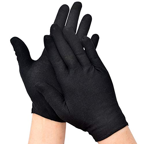 ZMYO 白手袋 礼装 業務 ドライバー 式典用 ジュエリー 運転手 フォーマル 警備 ジュエリーグローブ 薄 ..