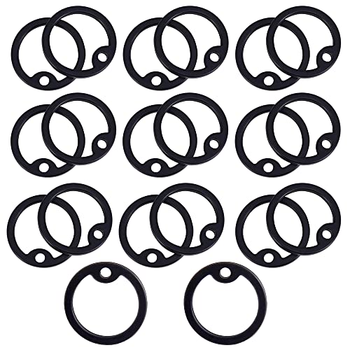 Santssen 20個 ドッグタグ サイレンサー シリコーン ドッグタグカバー ゴムリング ネームタグミュート..