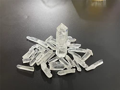 水晶柱 水晶ポイント クリスタル 開運浄化 インテリア パワーストーン 水晶柱(60-70mm) 1本セット+水晶ポイント(3−5cm)1