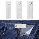 YFFSFDC ウエスト 調整 アジャスター 弾力性ボタンウエスト調整グッズ3段階で調節可能 ウエスト伸ばす サイズ調整 マタニティ エクス