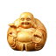 Lhyxuuk布袋様 置物 仏像 木彫り ミニ 七福神 木製 布袋様 置物 金運 運気上昇 お守り (笑顔の布袋様)