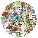 100枚かわいい動物ステッカーセット アニマル防水シール スーツケース バイク ヘルメットなど適用