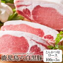 ギフト かごしま黒豚 とんかつ用 豚肉 ロース【100g×5枚】 トンカツ ギフト箱入 肉 プレゼント グルメ 鹿児島 御祝 お祝い