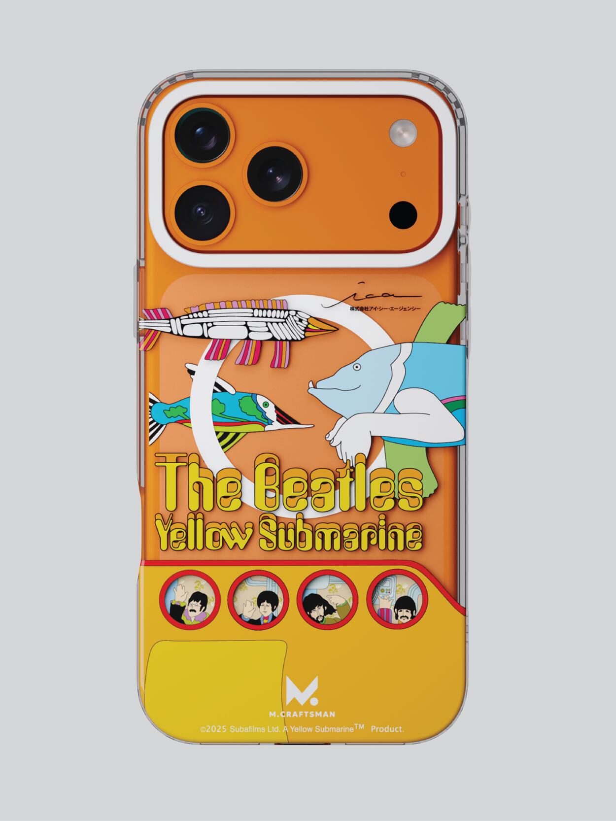 The Beatles iPhone Case Yellow