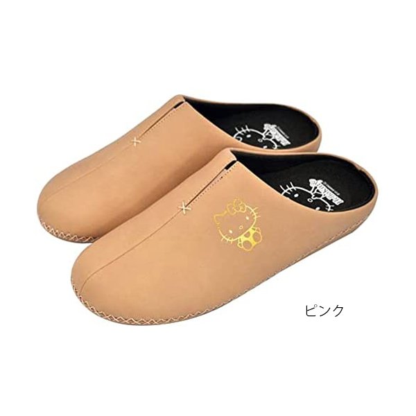 室内履き（ハローキティ）ピンク／Mサイズ（ウェルファン）PW01