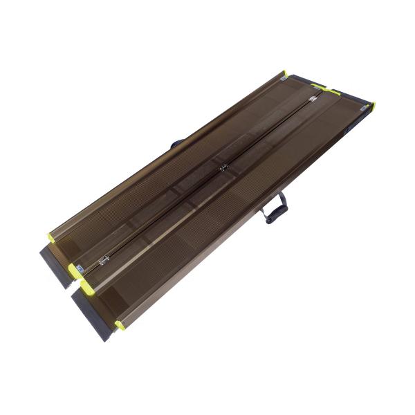 軽々スロープ エコノミー SL105／長さ105cm（アイシン軽金属）最大適用段差16cm 車いす用スロープ