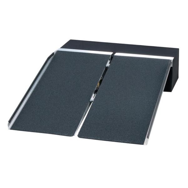 ポータブルスロープ アルミ2折式タイプ 全長240cm／PVS240（イーストアイ）使用可能段差20〜60cm