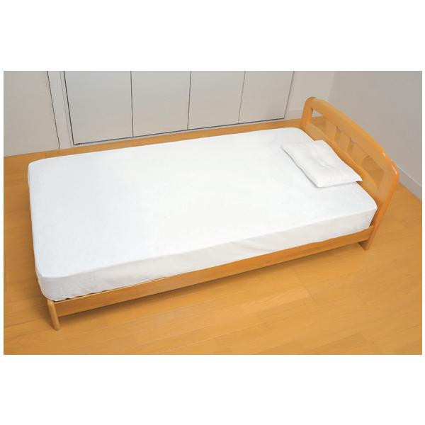 【2枚セット】テイコブ ソフト防水シーツ／ホワイト（幸和製作所）SE04-Z 防水シーツ全面ボックスタイプ