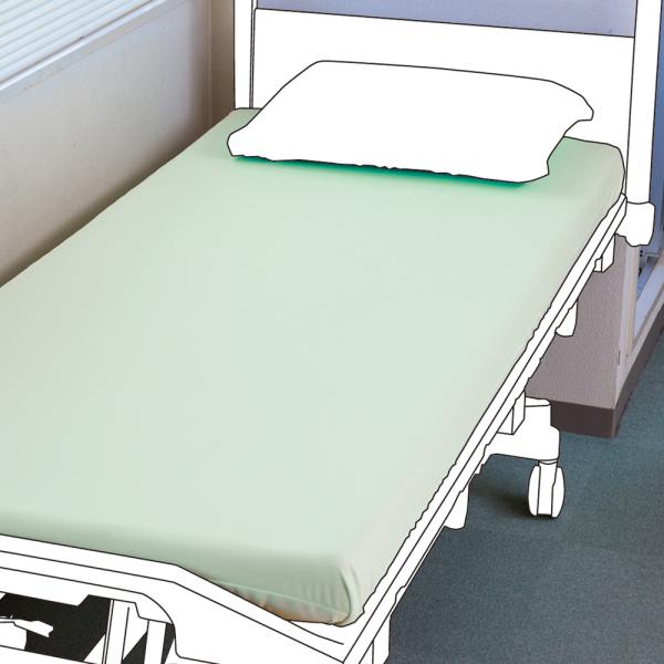 スーパーフィット防水ボックスシーツ／グリーン（エンゼル）2220 防水シーツ全面タイプ