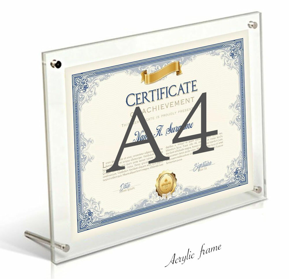 2名さま　A4サイズ　額縁なし ✖️2 2名さま A4サイズ 額縁なし ✖️2 フォトフレーム（A4サイズ） 1