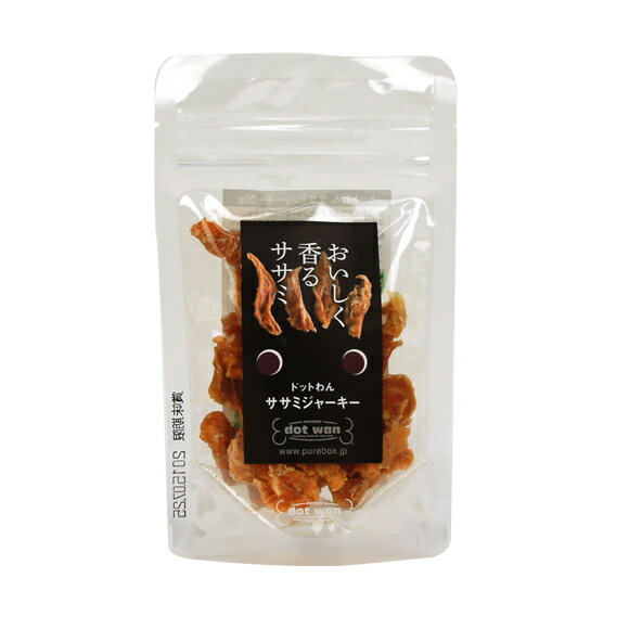 【 猫 おやつ 】どっとわん ドットわん ササミジャーキー ミニパック15g メール便OK【 猫用おやつ ジャーキー 肉 魚 ドッグフード ガム ジャーキー アキレス スティック デンタルケア 留守番 i dog 楽天 】のサムネイル