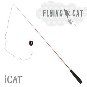 【楽天お買い物マラソン★30％OFF】【猫じゃらし 釣竿】 iCat FLYING CAT 釣りざお猫じゃらし てんとう虫ボール アイキャット【猫用おもちゃ ペットグッズ ねこ ネコ 猫じゃらし 釣り竿 ねこじゃらし】【 猫のおもちゃ】【i】