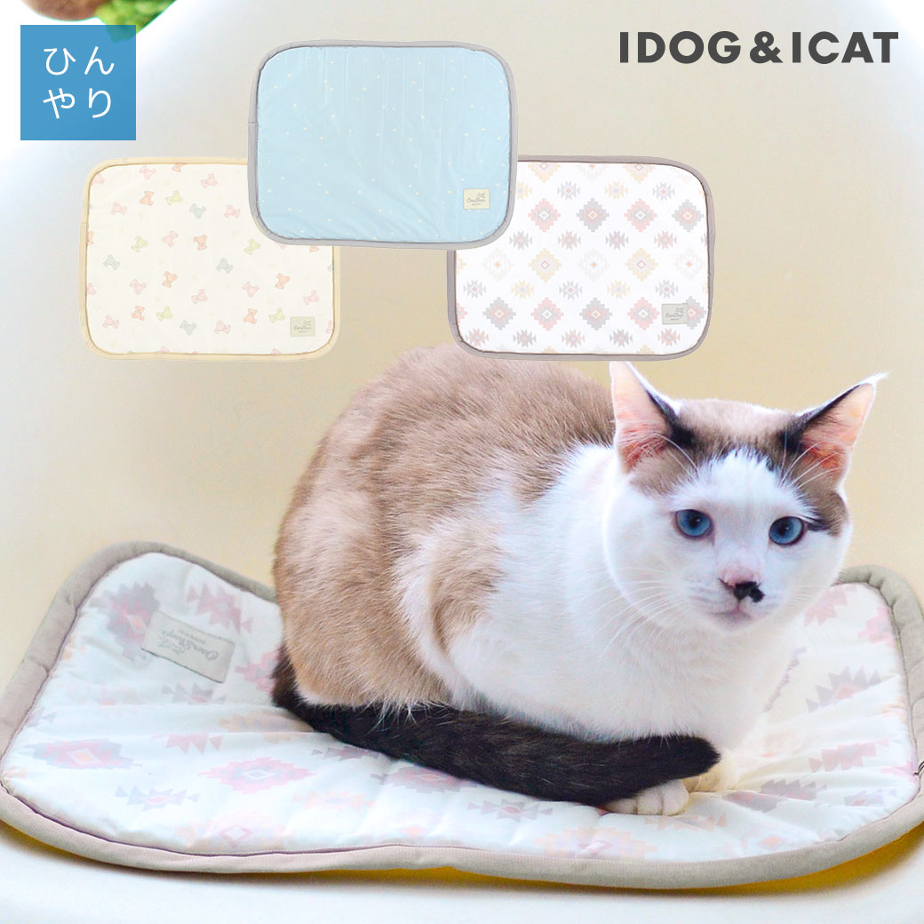 【ひんやりベッドセール★5％OFF】【 猫 マット 】IDOG&ICAT クールジェルマット 接触冷感 抗菌 防臭 アイドッグ【 あす楽 翌日配送 】【 マット キャリー ステイマット cool 夏 カート ペット ねこ ネコ 猫 猫用 接触 冷感 】