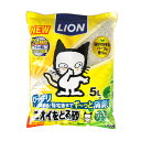 ライオン LION ペットキレイ ニオイをとる砂 リラックスグリーンの香り 5L