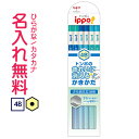 トンボ鉛筆 ippo(イッポ) きれいに消えるかきかたえんぴつ4B ブルー ラメ軸 名入れ鉛筆 漢字/ひらがな/カタカナ名入れ無料
