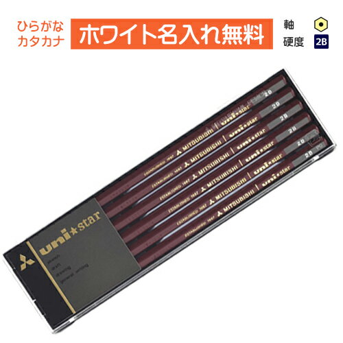 <ホワイトカラー>三菱鉛筆 uni★star ユニスター 2B プラケース