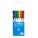 □uni Palette(パレット) 水性サインペン 6色