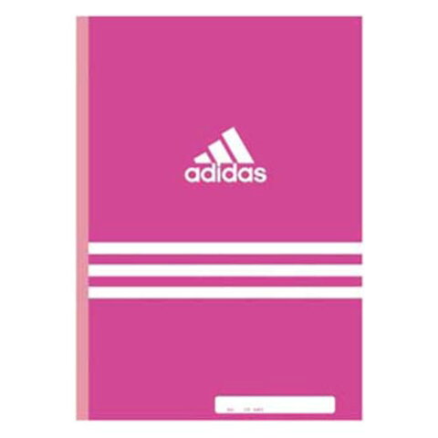 ●アディダス　7mmA罫　ノート　ピンク　adidas