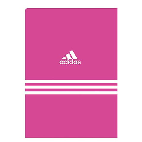 ●アディダス　A4クリアホルダー　ピンク　adidas