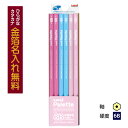 【金箔】 ◆三菱鉛筆 uni Palette(ユニパレット) かきかた鉛筆 ビニールケース パステルピンク 6B