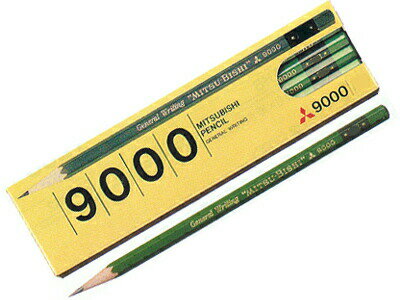 三菱鉛筆事務用鉛筆9000　硬度：3B