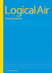 ナカバヤシ B5・ロジカル・B罫6mm・ブルー 練習帳 ノート