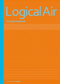 ナカバヤシ B5・ロジカル・A罫7mm・オレンジ 練習帳 ノート