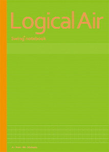 ナカバヤシ B5・ロジカル・A罫7mm・グリーン 練習帳 ノート