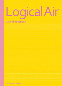ナカバヤシ B5・ロジカル・B罫6mm・イエロー 練習帳 ノート