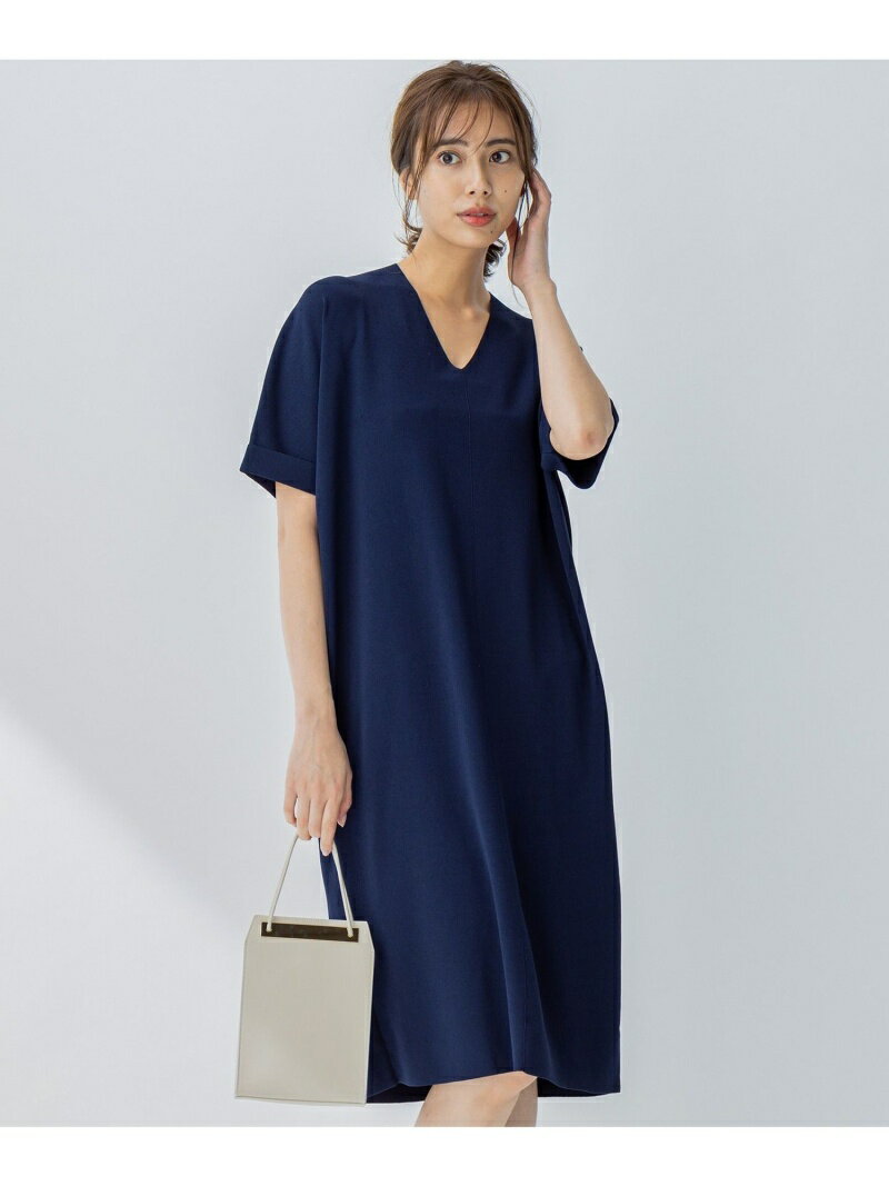 Icb 接触冷感 Stretch ワンピース ニットワンピース Icb ニットワンピース ワンピース アイシービー Fashion レディースファッション Sale 30 Off ワンピース レディース Synthetic アイシービー ニットワンピース ネイビー ベージュ Rba E 送料無料