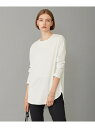 【WEB限定カラーあり・洗える】 シンプルジャージー ロングスリーブTシャツ ICB アイシービー トップス カットソー・Tシャツ ブラック ホワイト【送料無料...