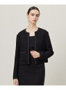 【SALE/40%OFF】Splittweed ノーカラージャケット ICB L アイシービー ジャケット・アウター ノーカラージャケット ブラック【RBA_E...