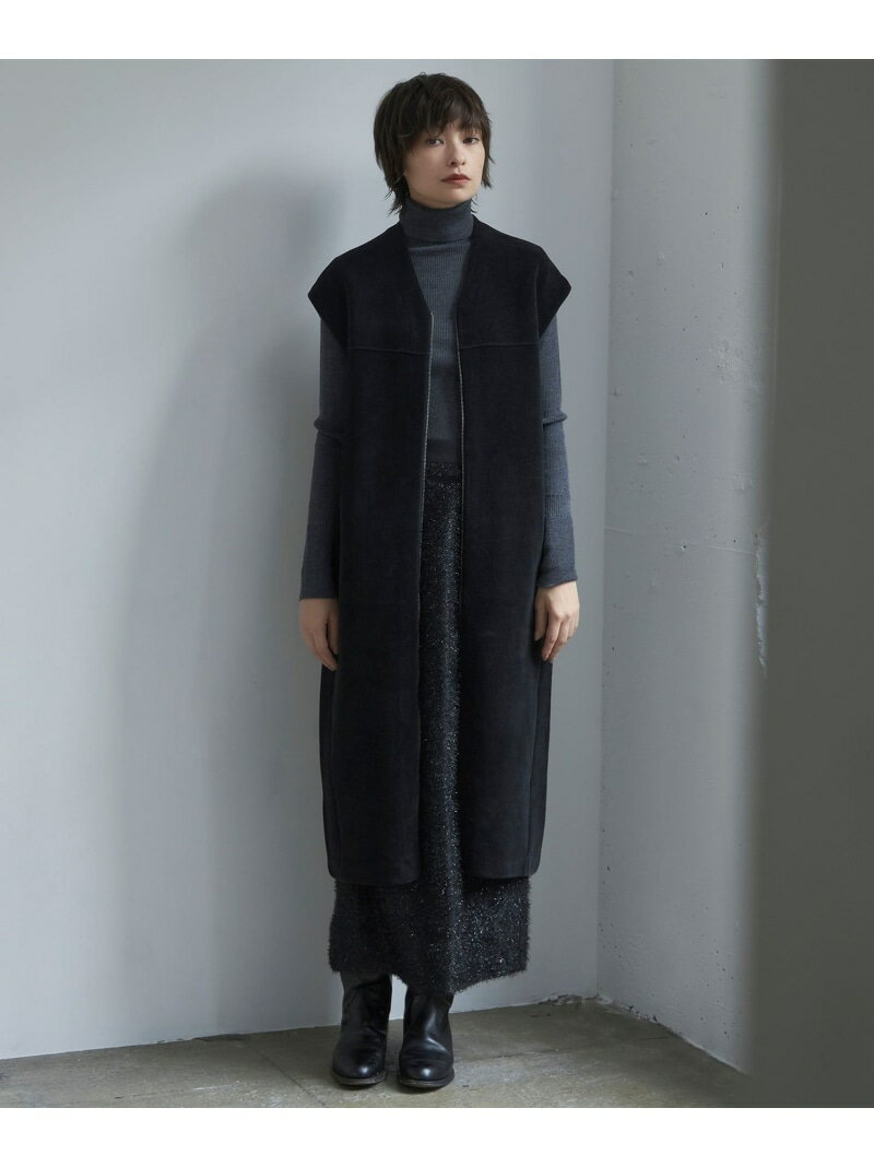 ICBの【SALE／40%OFF】ルレックスヘアリージャカード ナロースカート ICB アイシービー スカート ロング・マキシスカート ブラック【RBA_E】【送料無料】[Rakuten Fashion]｜アングル3