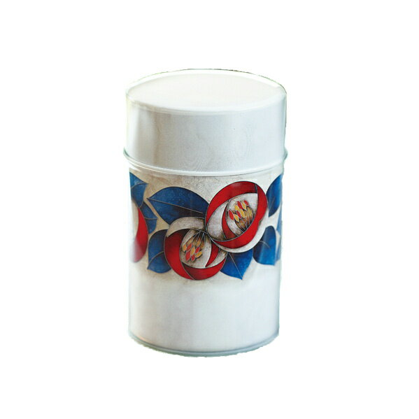 茶筒 茶缶 「七宝つばき150g缶用」印刷缶 お茶（茶葉）を入れる缶