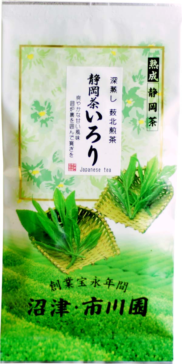 緑茶 静岡茶 煎茶「いろり(旧 伊豆路)100g袋入」静岡茶の通販 沼津・市川園