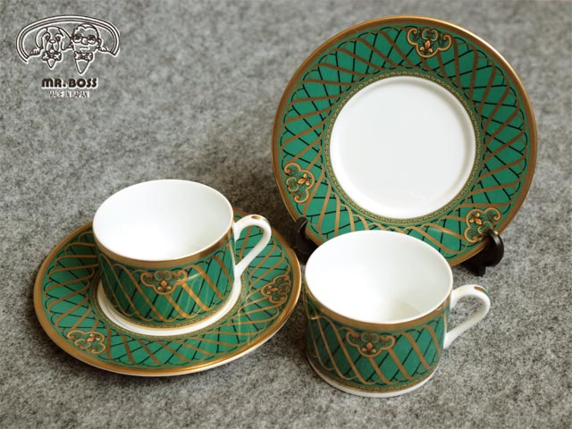 ドンチーグリーン　切立コーヒー2客