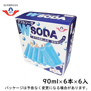 田口乳業　ダブルソーダ　90ml×6本×6入　北海道沖縄離島は配送料追加