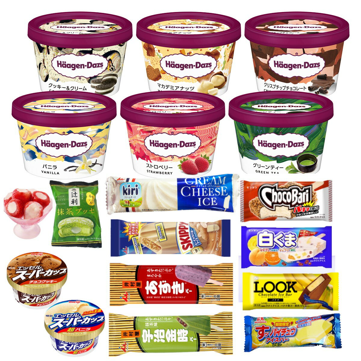 バラエティボックス ハーゲンダッツ ミニカップ 2個入り アイスクリーム 12個の詰め合わ…