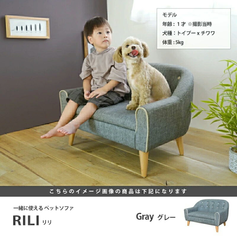 RILI ロコ ペットソファ お子様と一緒に使えるシンプルなソファ。　犬　猫　ソファー　pet-rili