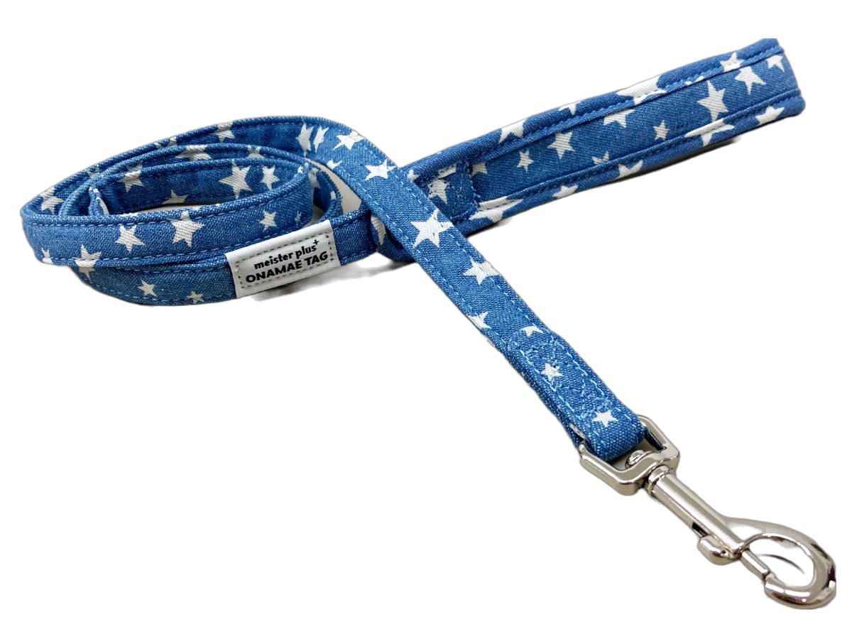 カワノ産業　ソフティリード　ライトスター　S　長さ約120センチ　15ミリ幅　小型犬　7キロ以下　ONAMAE　防災　迷子　迷子札　ペット4960638139960