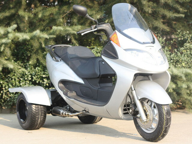 大型スクータートライク150cc整備済み車両　三輪バイク公道走行高速可ノーヘル二人乗りHL150OSのサムネイル