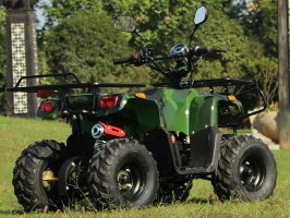 四輪バギー50ccATV前進3速バック付整備済車両ナンバー登録簡単公道走行可ノーヘル前後キャリア保安部品完備新車SB50M