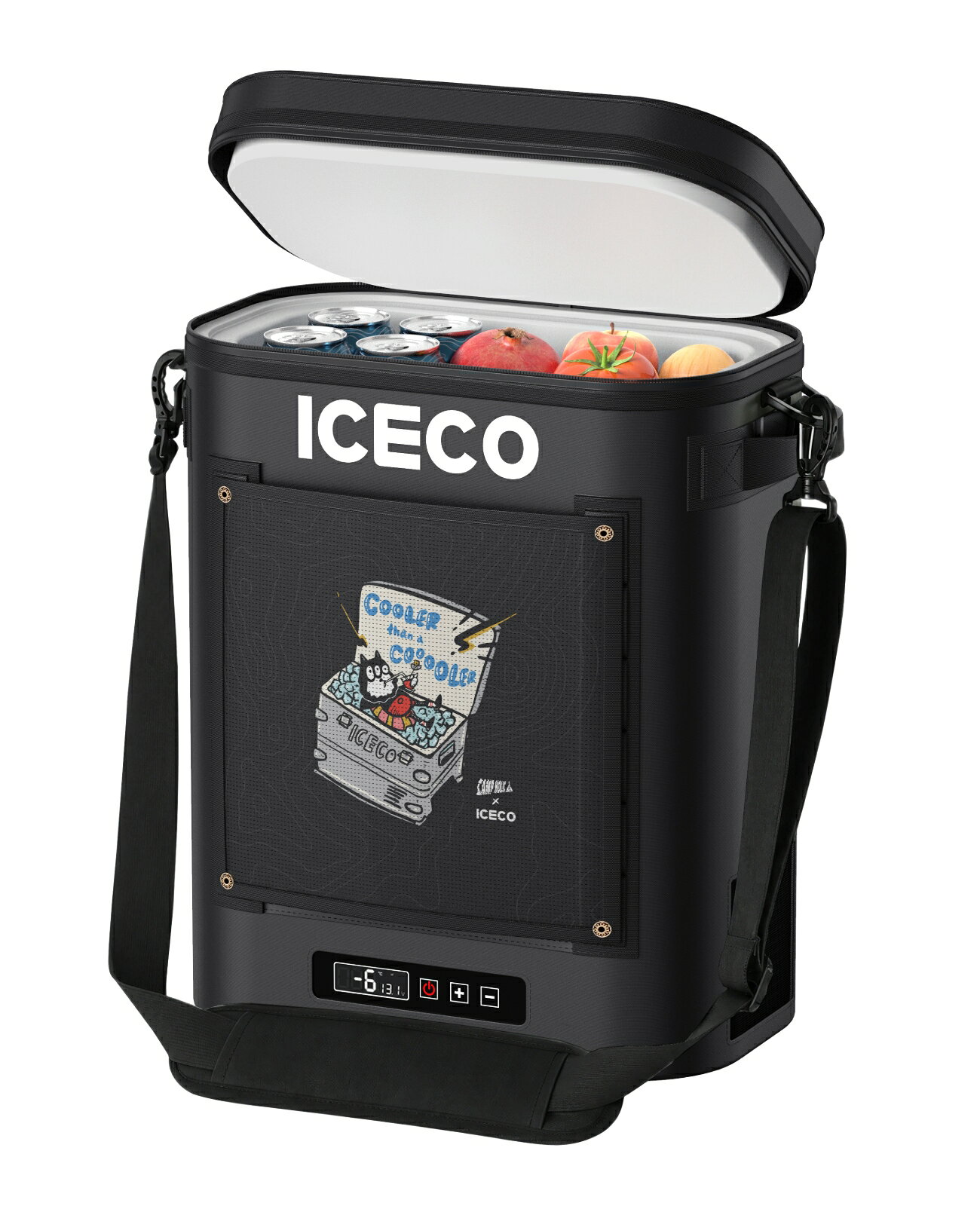 【併用で28%OFF！新発売限定背負いベルトプレゼント】ICECO GOPACK12 バッグ型ポータブル冷蔵庫 12L −6℃～10℃ コンパクト 持ち運び便利 クーラーボックス 車載冷蔵庫 急速冷凍 省エネ 静音 軽量 7.1kg 防水 TPU 3WAY 電源対応 DC12V/24V AC100V キャンプ 車中泊 ビーチ iceco-10000069 アイスコ楽天市場店 サンプル画像2