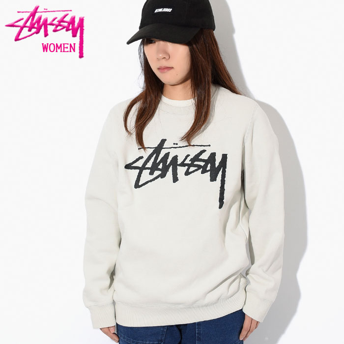 【アウトレット(不良箇所あり)】ステューシー STUSSY トレーナー レディース WOMEN Old Stock ( stussy crew sweat スウェット スエット トレイナー トップス ガールズ ウーマンズ ウィメンズ レディス Ladys 女性用 2911093 USAモデル 正規 品 ストゥーシー スチューシー )