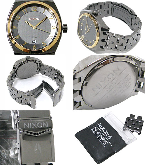 楽天市場】ニクソン nixon 腕時計 ザ モノポリー Gun N Gold 楽天市場】ニクソン nixon 腕時計 ザ モノポリー Gun N Gold
